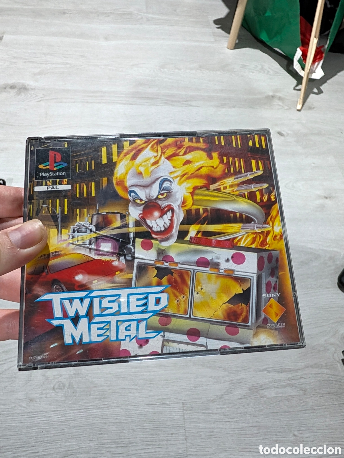 Videojuegos y consolas: Antiguo juego sony Playstation 1 Twisted metal original