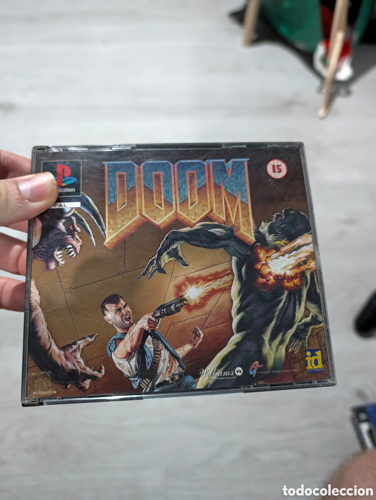 Videojuegos y consolas: Antiguo juego sony Playstation 1 Doom original