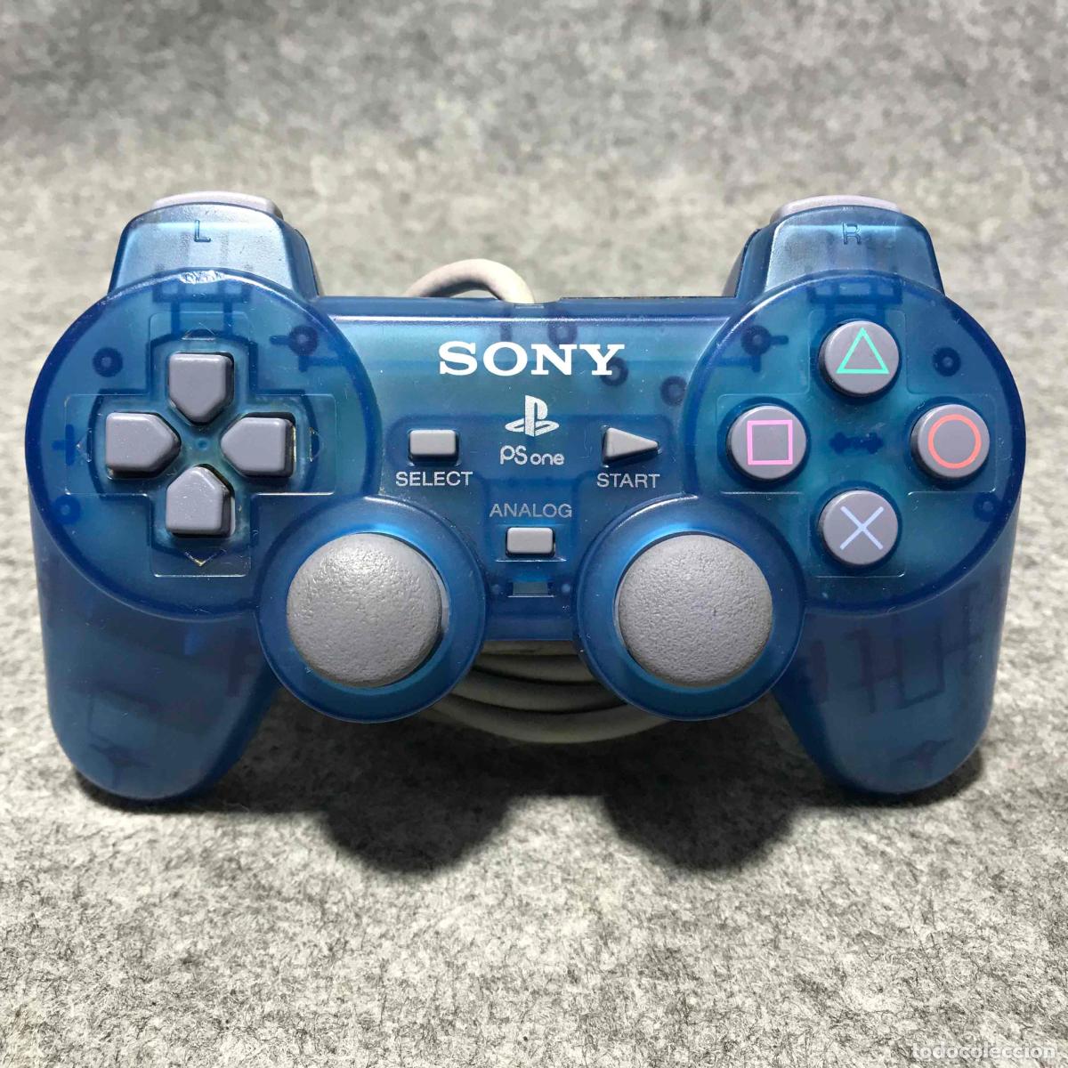 Videojuegos y consolas: DUALSHOCK SCPH-110 AZUL PSONE