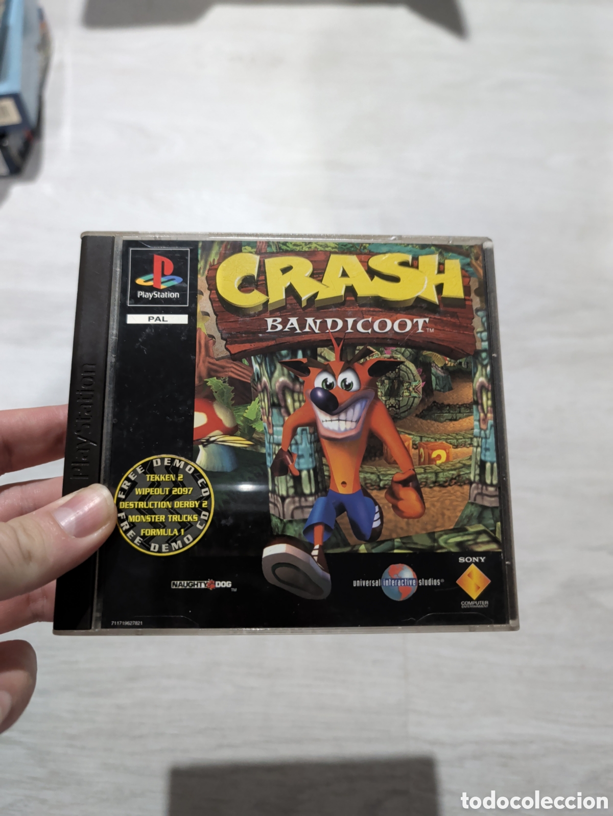 Videojuegos y consolas: Antiguo juego Sony Playstation 1 Crash Bandicoot original