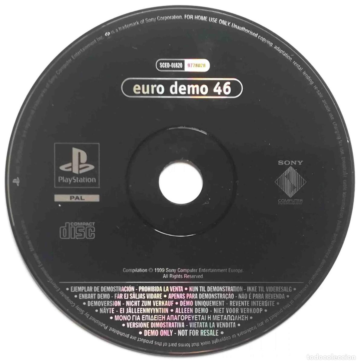 Videojuegos y consolas: PS1 Euro Demo 46 - Playstation - Solo disco