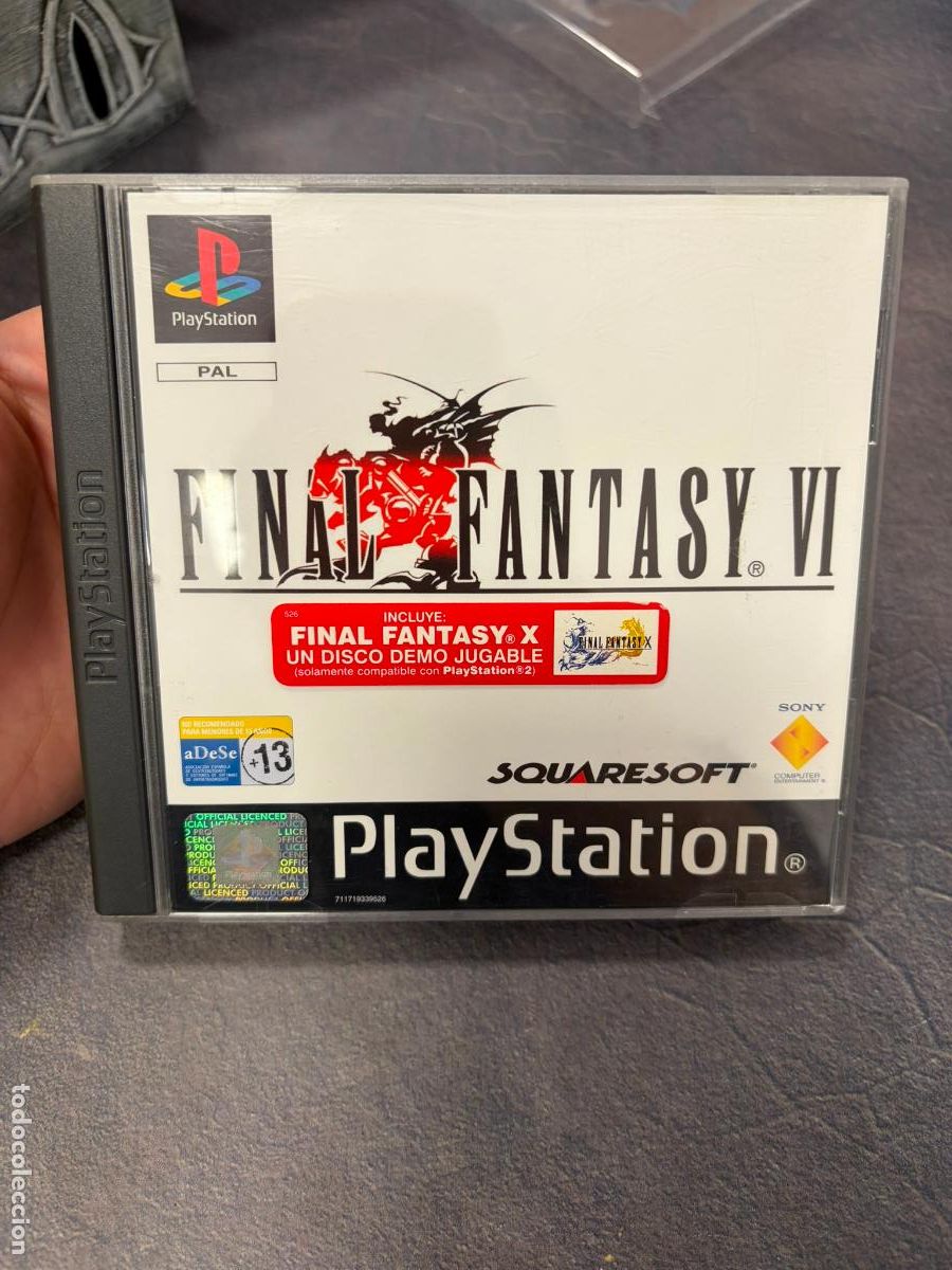 Videojuegos y consolas: Final Fantasy VI 6 - Sony playstation 1 play station PS1 psx - PAL ESP completo