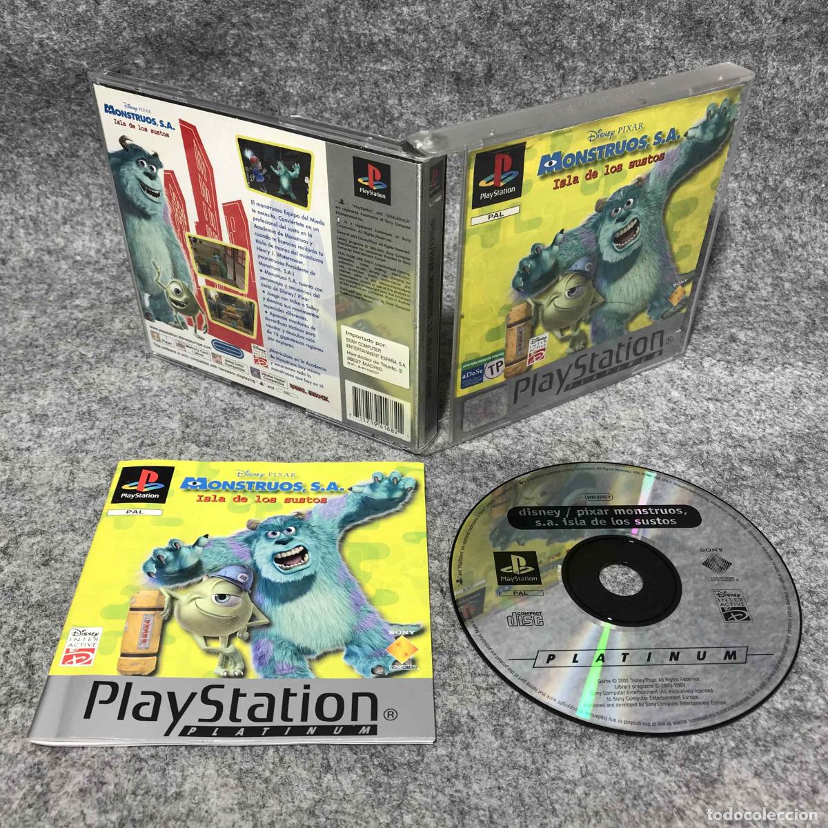 Videojogos e Consolas: DISNEY PIXAR MONSTRUOS SA ISLA DE LOS SUSTOS SONY PLAYSTATION PS1