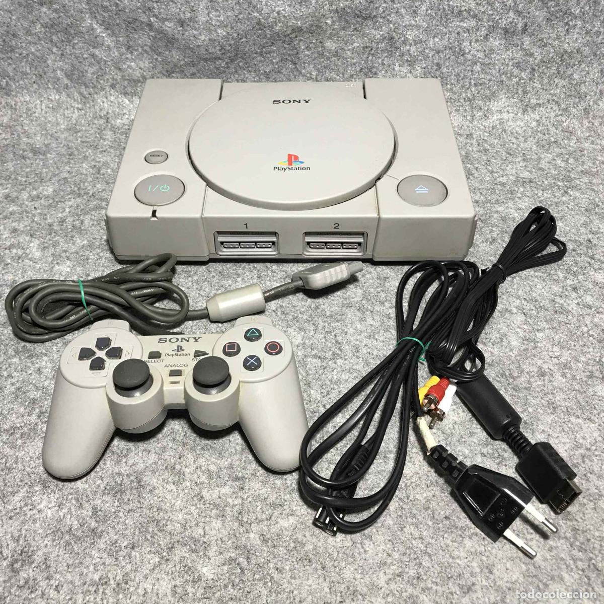 Videojogos e Consolas: CONSOLA SONY PLAYSTATION SCPH 9002+CHIP+DUALSHOCK+AV+AC