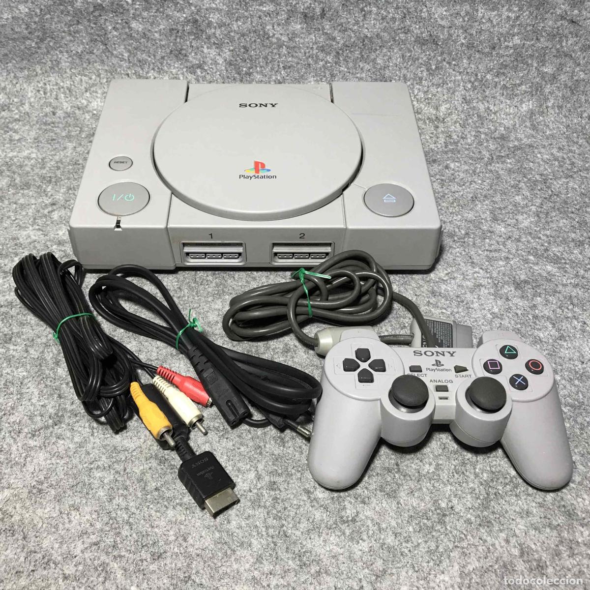 Videojogos e Consolas: CONSOLA SONY PLAYSTATION SCPH 9002+CHIP+DUALSHOCK+AV+AC