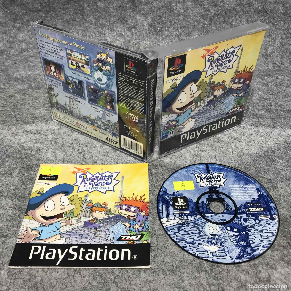 Videojuegos y consolas: RUGRATS EN PARIS LA PELICULA SONY PLAYSTATION PS1