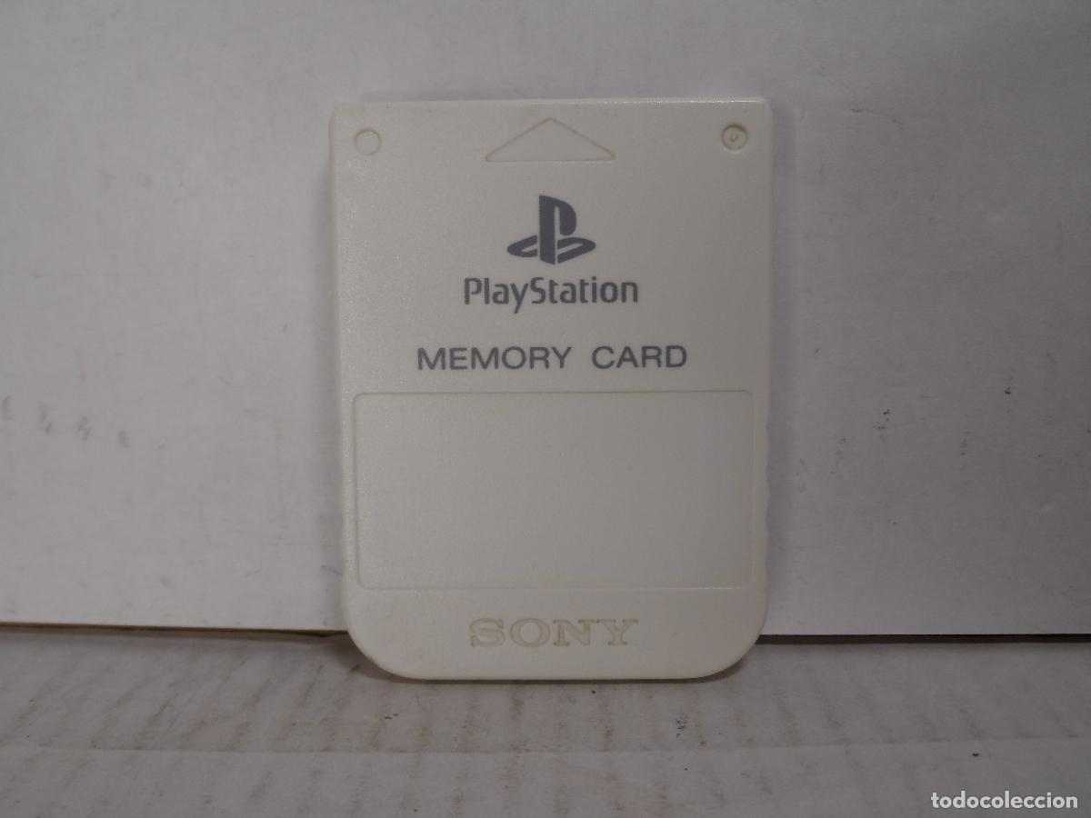 Videojuegos y consolas: PS1 TARJETA MEMORY CARD BLANCA ORIGINAL