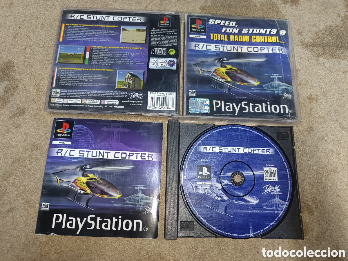 Videojuegos y consolas: PS1 R/C STUNT COPTER PAL ESP COMPLETO