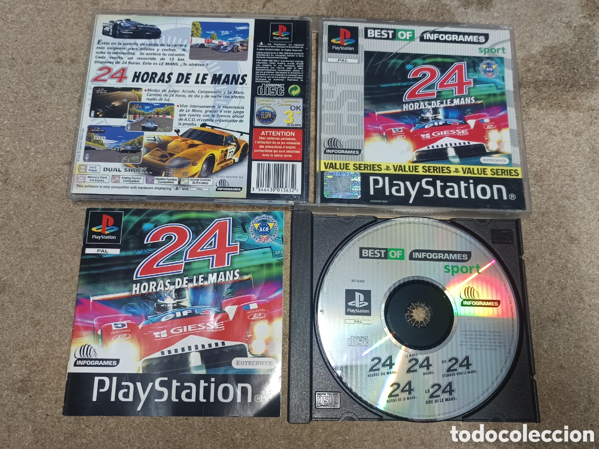 Videojuegos y consolas: PS1 23 HORAS DE LE MANS PAL ESP COMPLETO