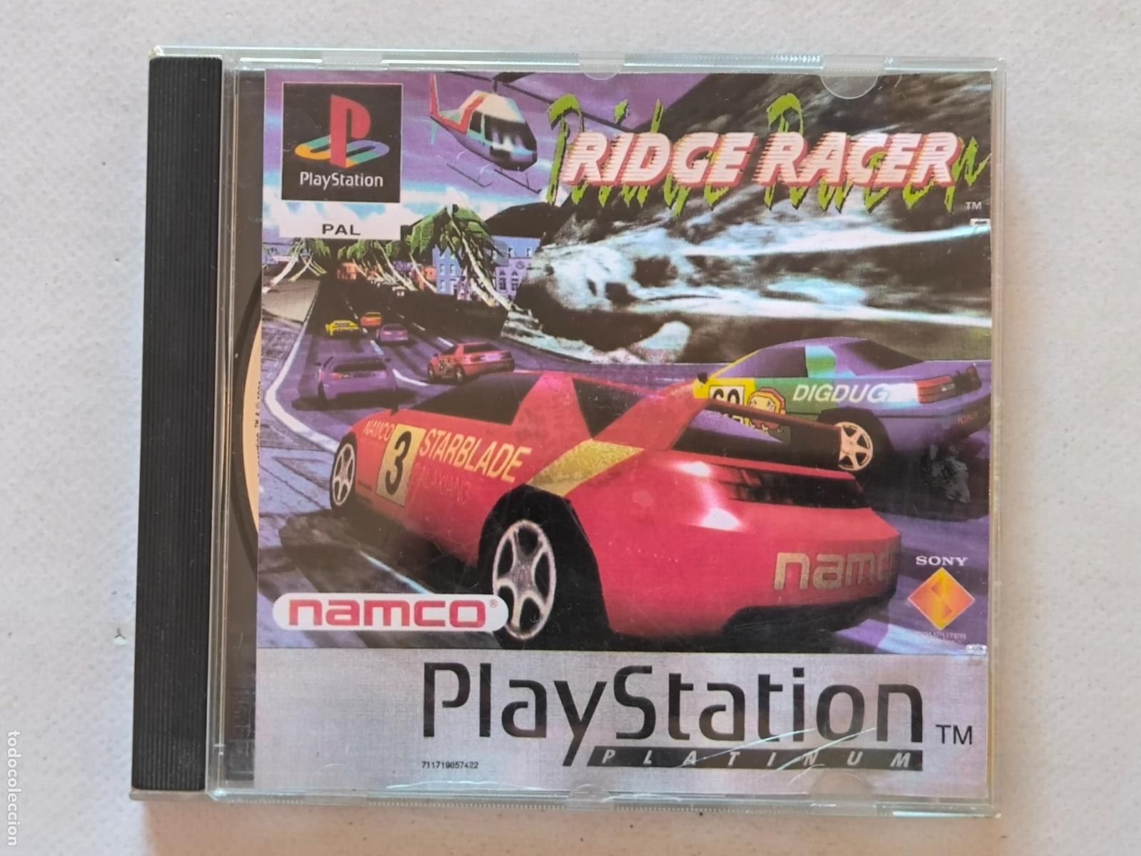 Videojuegos y consolas: PS1 RIDGE RACER - PSX - PLAYSTATION - PAL ESPA&Ntilde;A - CARATULA FOTOCOPIADA - LEER DESCRIPCION (5K)
