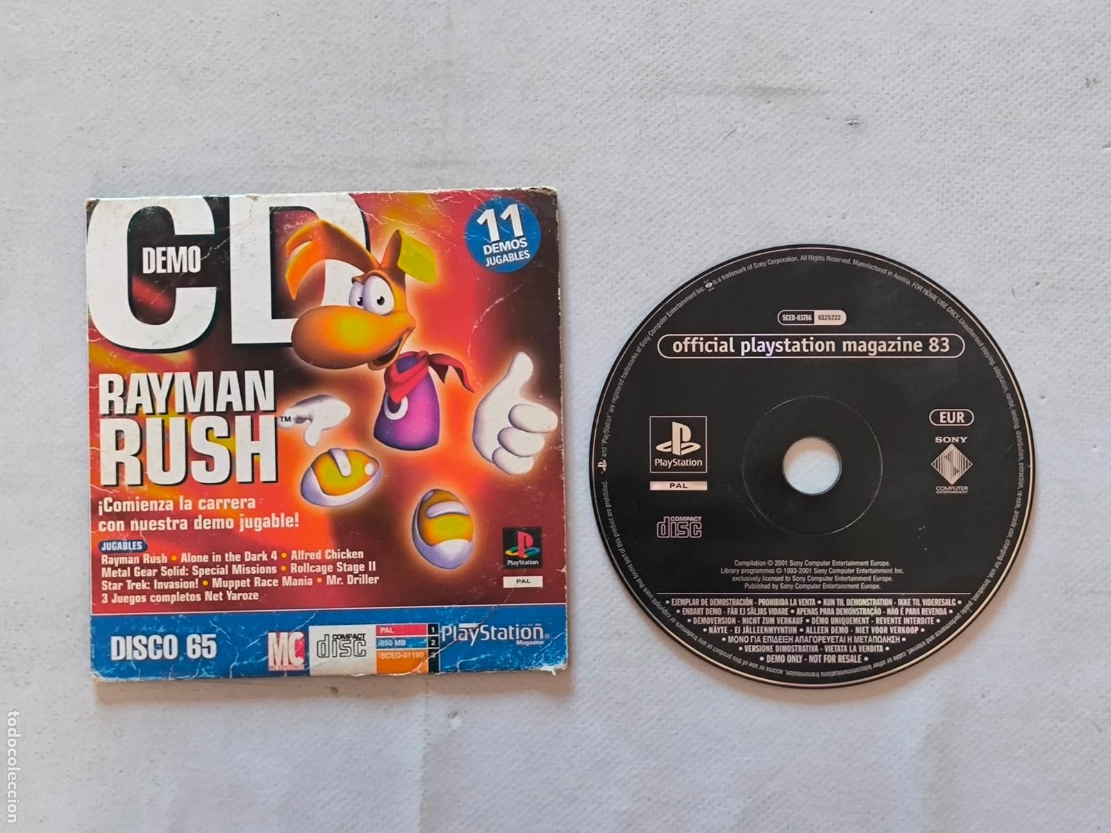 Videojuegos y consolas: PS1 - EURO DEMO 83 - PLAYSTATION MAGAZINE N&ordm; 65 - FUNDA FINA CARTON - LEER DESCRIPCION (018B)