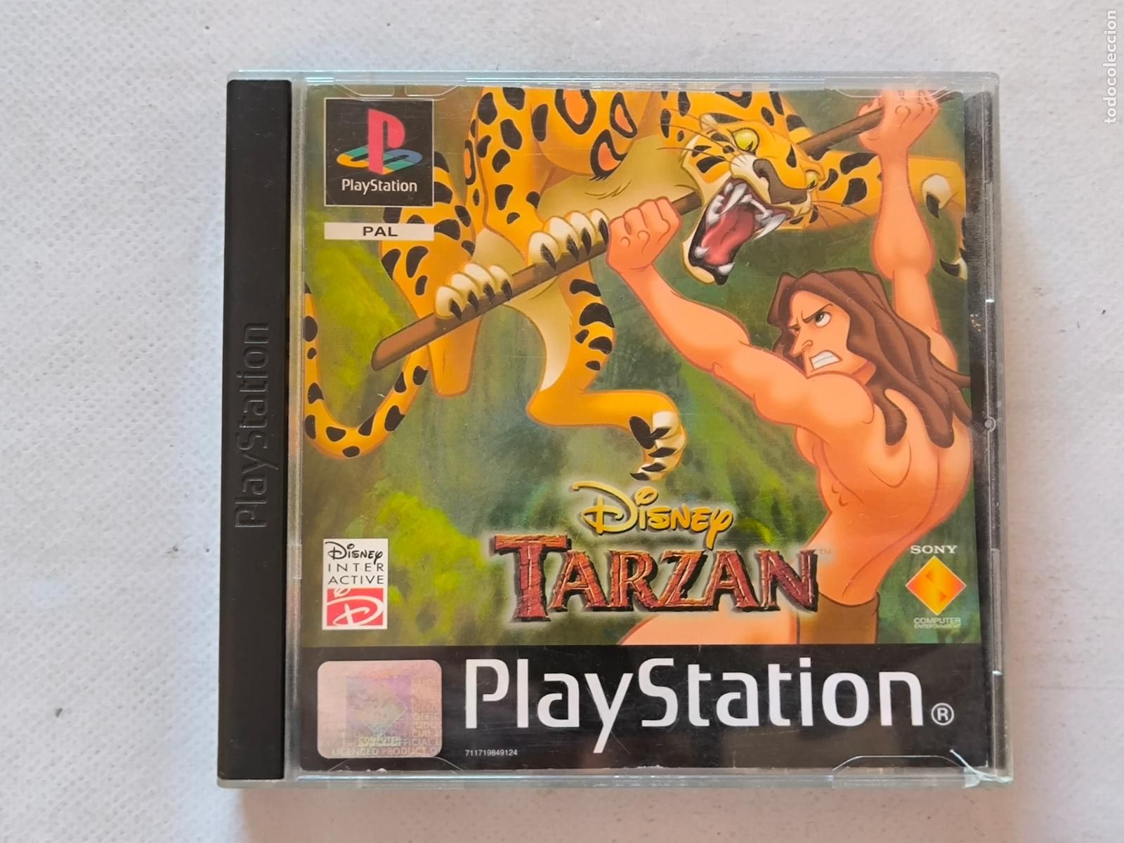 Videogiochi e Consoli: PS1 TARZAN - DISNEY - PAL ESPA&Ntilde;A - PSX, PLAYSTATION - COMPLETO (6I)