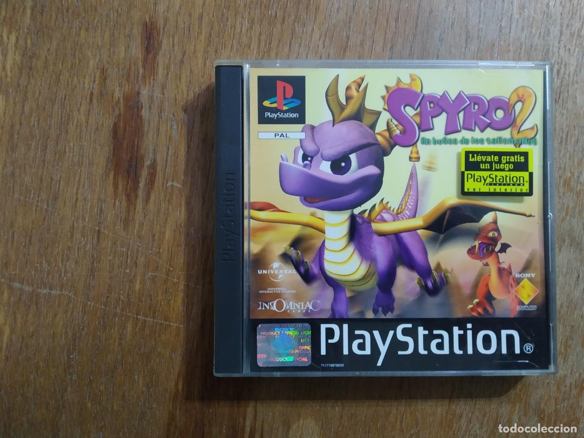 Videojuegos y consolas: Spyro 2: En Busca de los Talismanes &middot; PlayStation 1 (PSX PAL) &middot; Edici&oacute;n Espa&ntilde;ola Completa + Funda