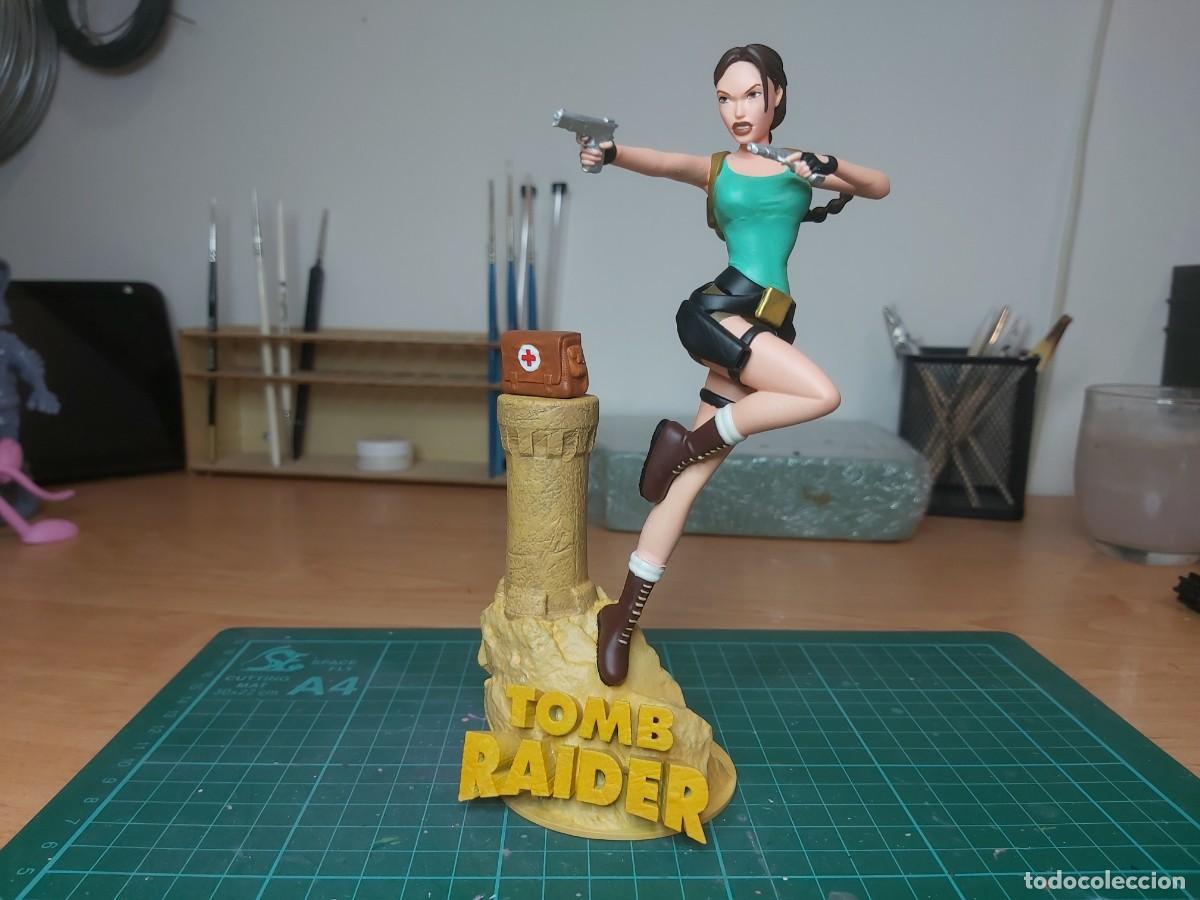 Videojogos e Consolas: estatua resina tomb raider lara croft remastered legacy atlantis playstation nintendo xbox