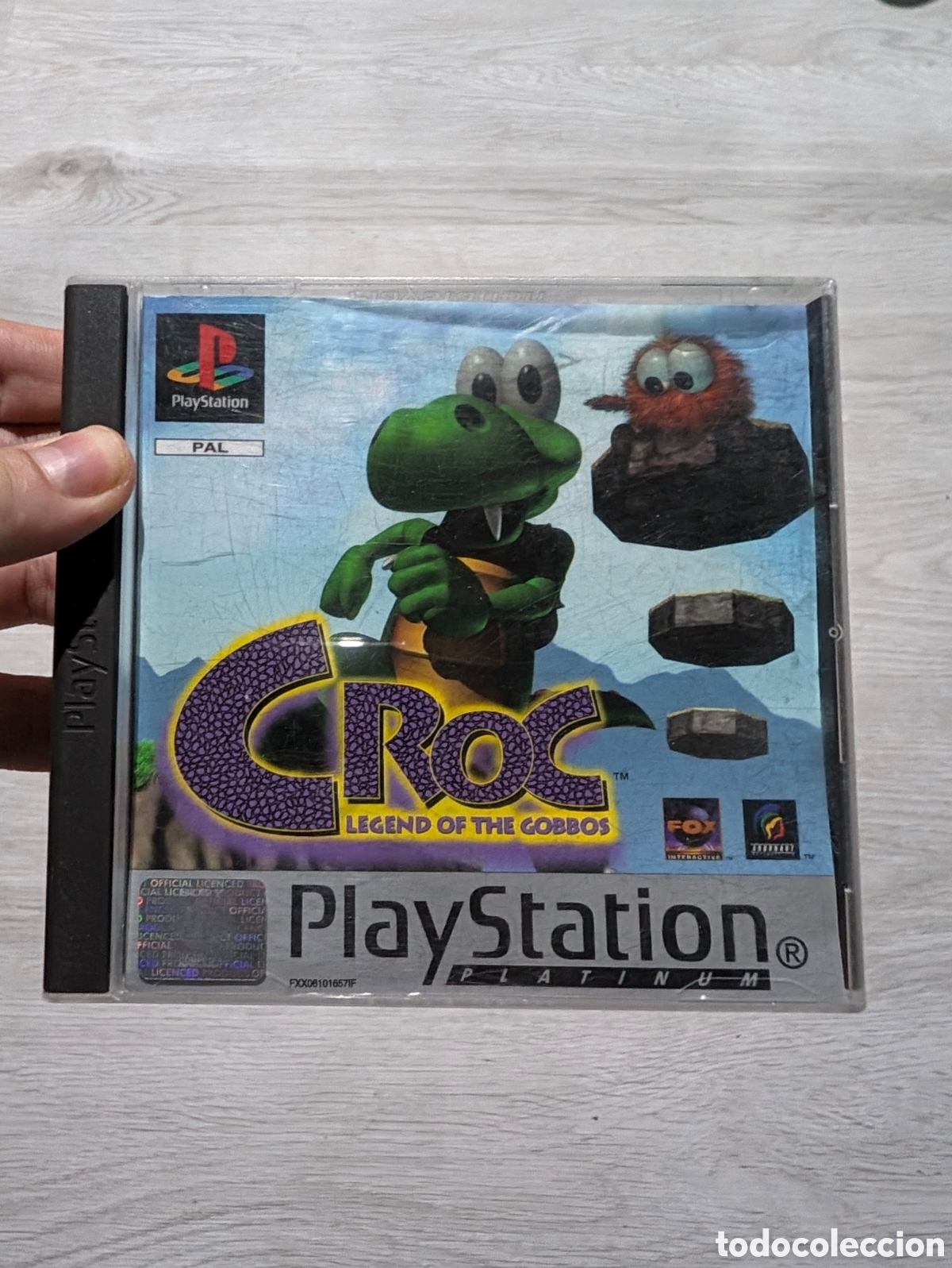 Videojuegos y consolas: Antiguo juego Playstation Croc platinum original