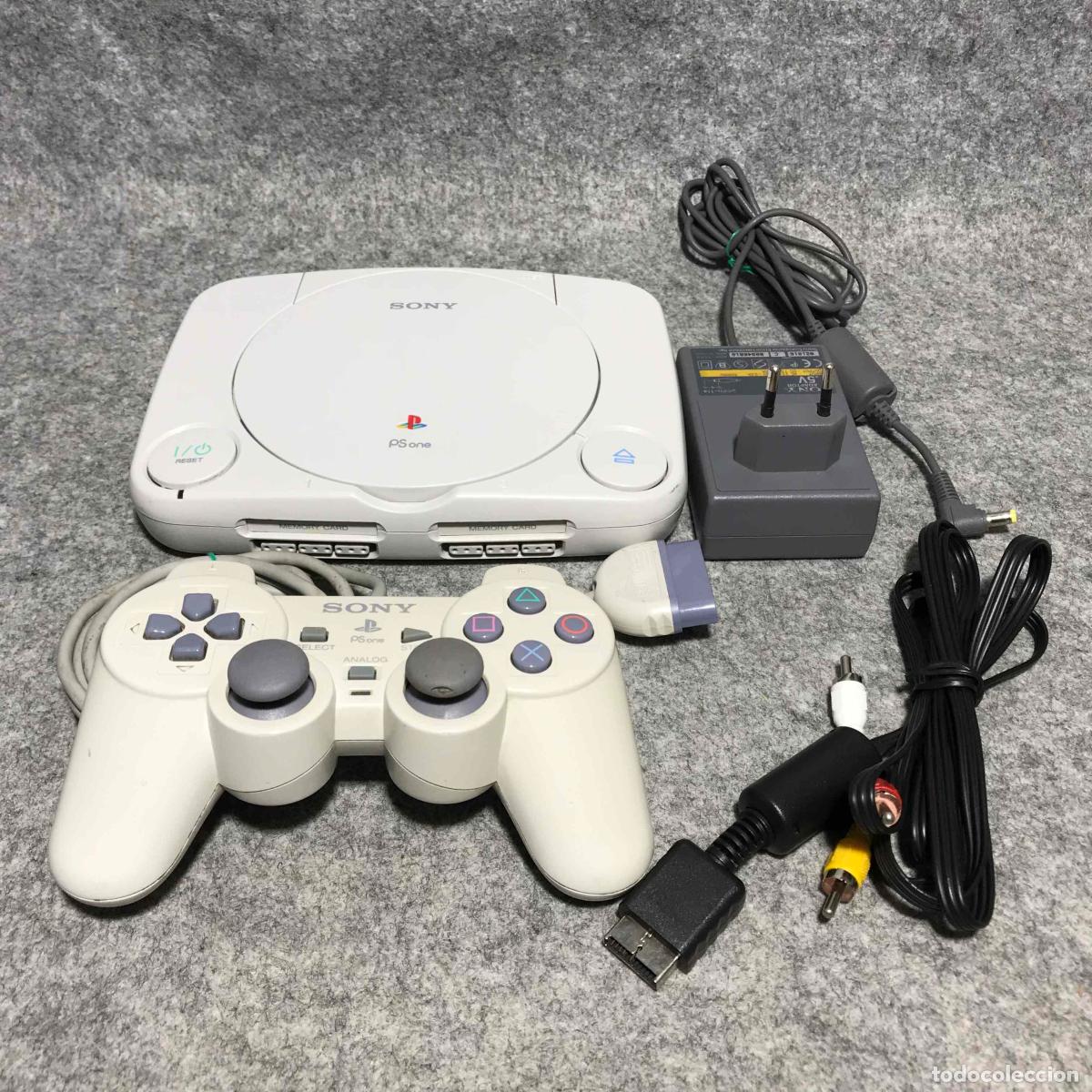 Videojuegos y consolas: CONSOLA SONY PSONE SCPH 102+DUALSHOCK+AV+AC PS1 PLAYSTATION