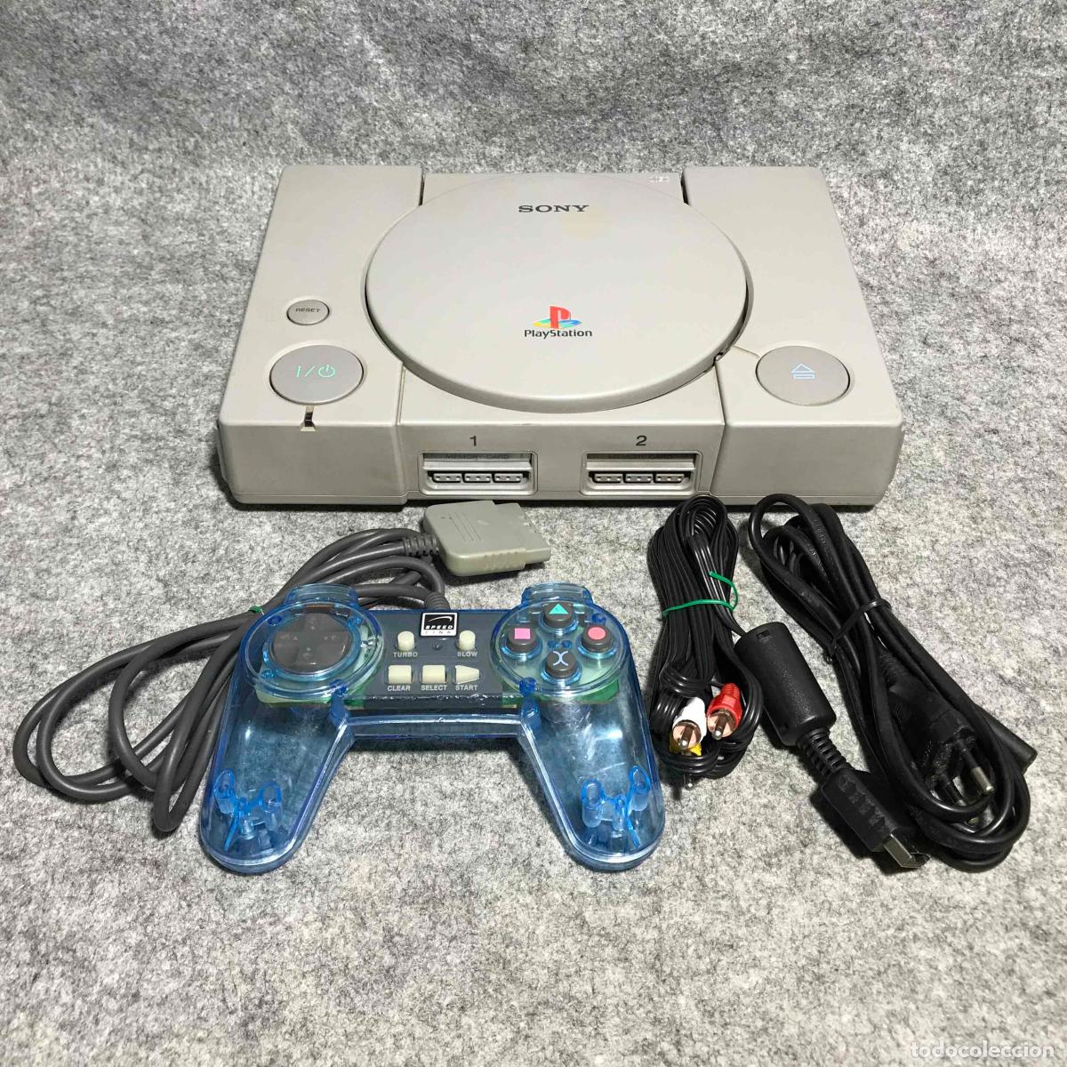 Videojuegos y consolas: CONSOLA SONY PLAYSTATION SCPH 7002+MANDO+AV+AC PS1
