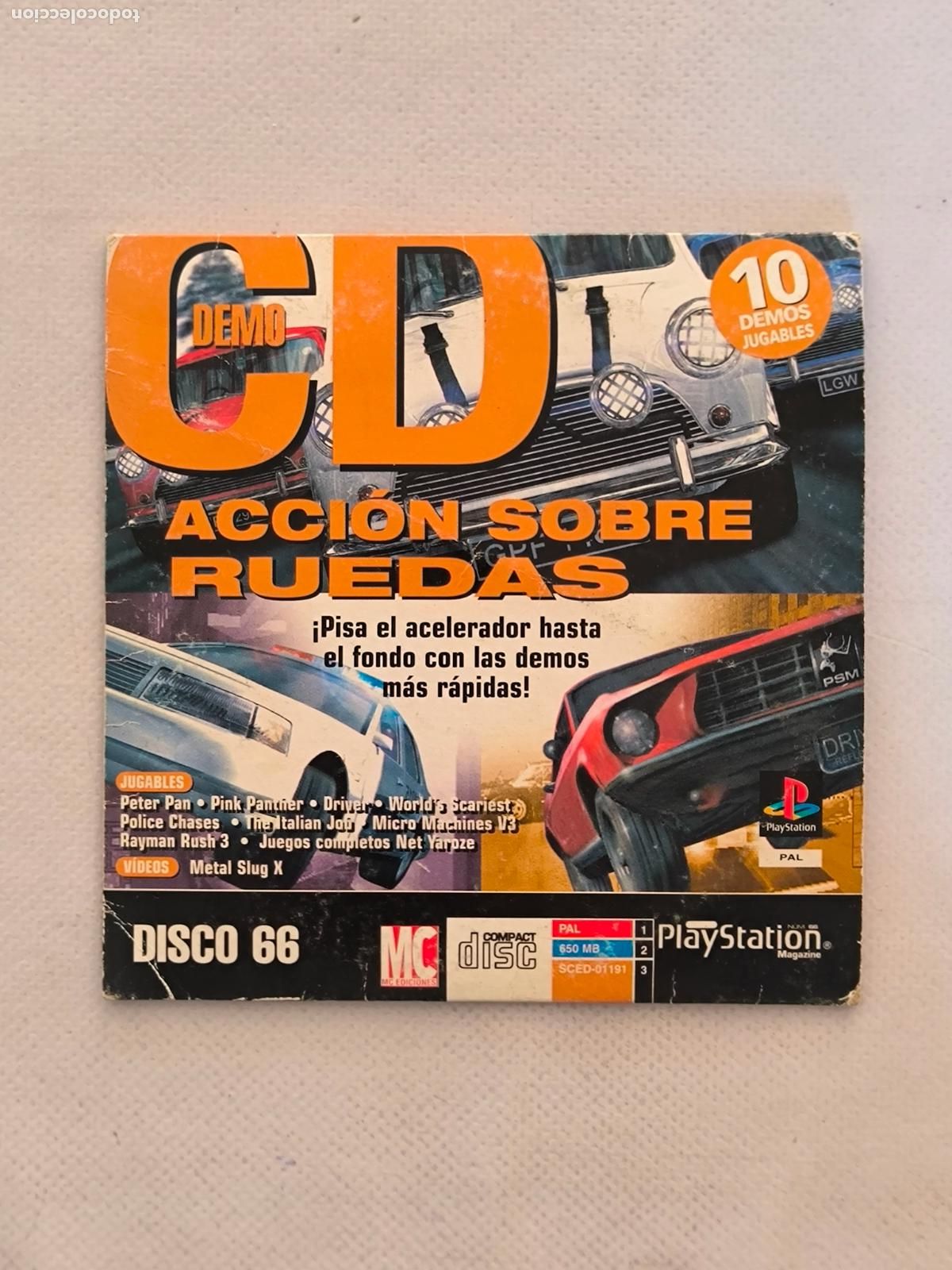 Videojuegos y consolas: PS1 EURO DEMO 84 - PLAYSTATION MAGAZINE N&ordm; 66 - FUNDA FINA CARTON - LEER DESCRIPCION (018B)