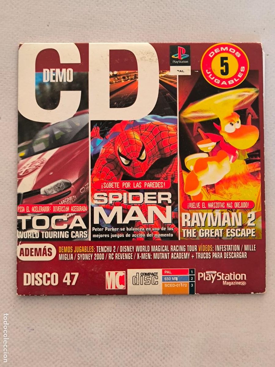 Videojuegos y consolas: PS1 EURO DEMO 62 - PLAYSTATION MAGAZINE N&ordm; 47 - 5 DEMOS JUGABLES - FUNDA FINA CARTON (018B)