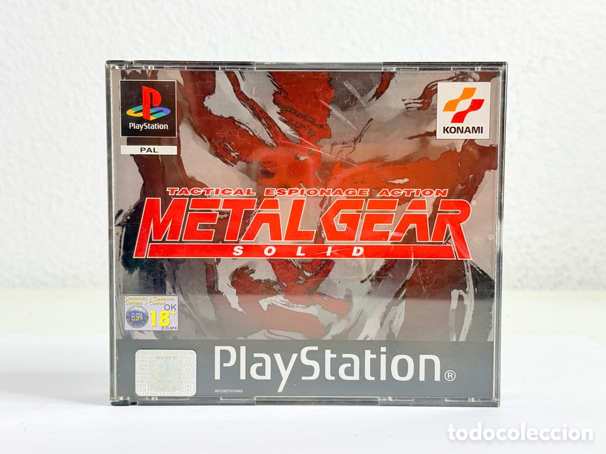 Videojuegos y consolas: Metal Gear Solid Konami PlayStation Pal Espa&ntilde;a