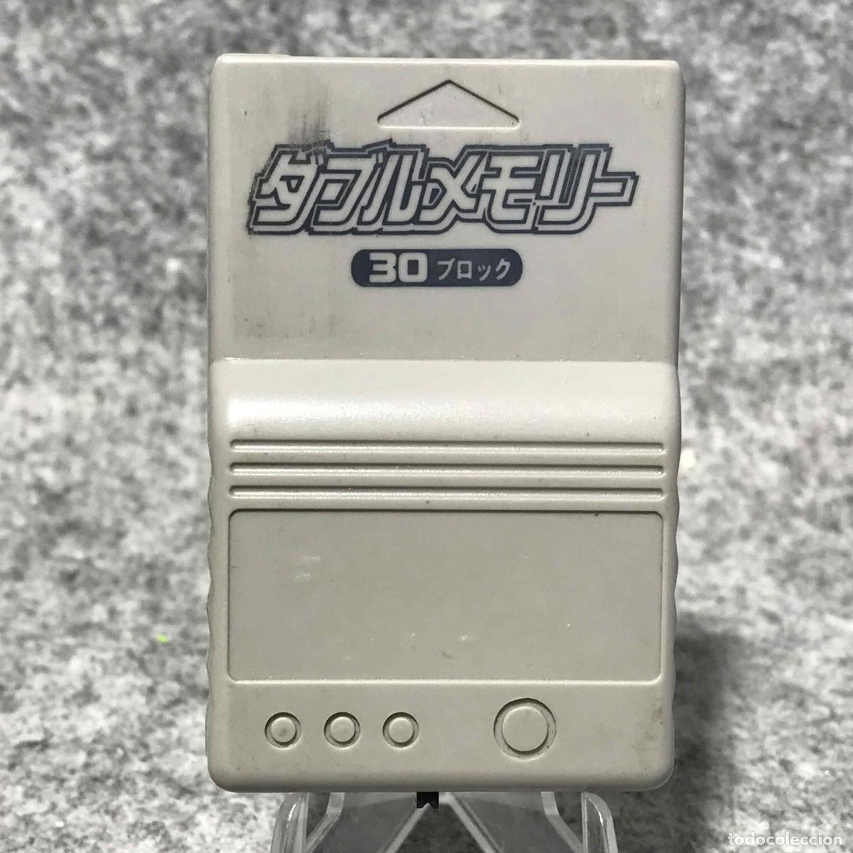 Videojuegos y consolas: MEMORY CARD COMPATIBLE DOBLE MEMORIA GRIS 30 BLOQUES SONY PLAYSTATION PS1