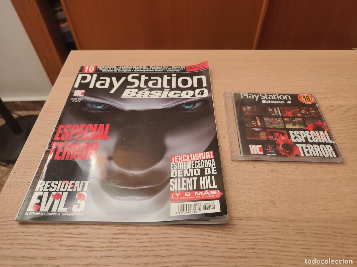 Videojuegos y consolas: Revista Playstation. B&aacute;sico 4. Especial Terror. CD demos (SCED-02420)