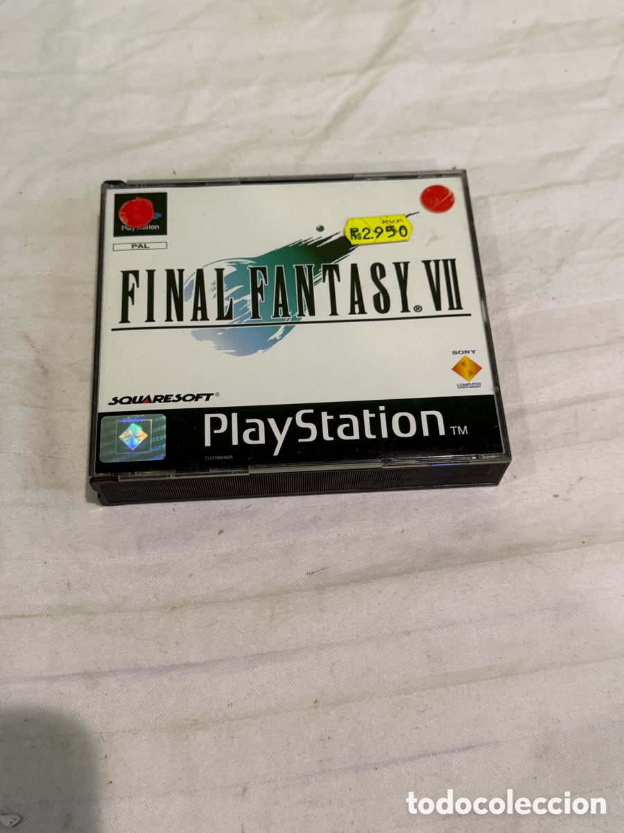 Videojuegos y consolas: Final Fantasy VII &ndash; PlayStation 1 PS1 &ndash; Edici&oacute;n PAL Espa&ntilde;a &ndash; 3 discos originales