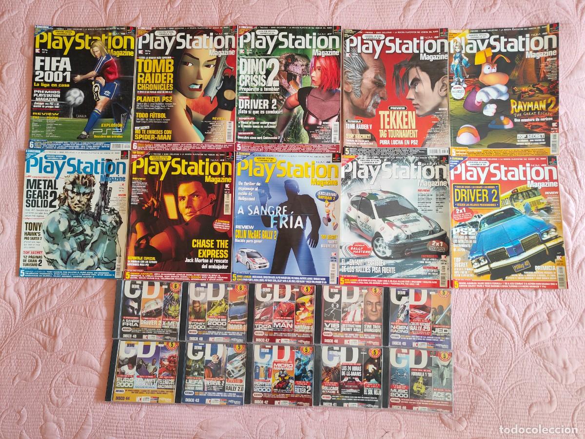 Videojuegos y consolas: Lote 10 revistas Playstation Magazine. PSX. 40 a 49. Con sus CD de demostraci&oacute;n (demos)