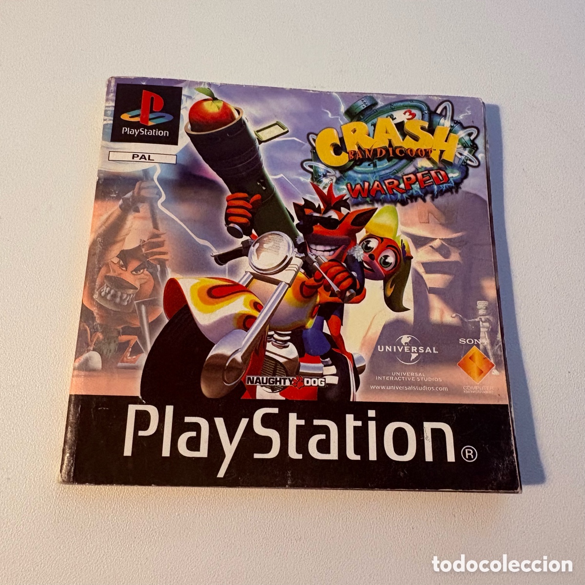 Videojuegos y consolas: manual de instrucciones del juego ps1 playstation 1 crash bandicoot 3 warped