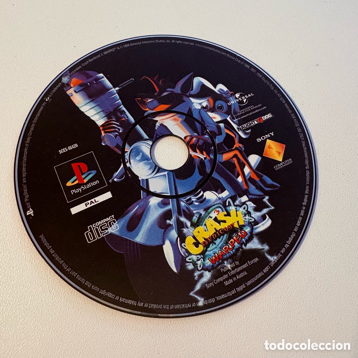 Videojuegos y consolas: cd juego ps1 playstation 1 crash bandicoot 3 warped