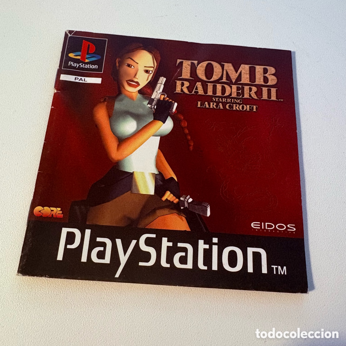 Videojuegos y consolas: manual de instrucciones del juego ps1 playstation 1 tomb raider II starring lara croft