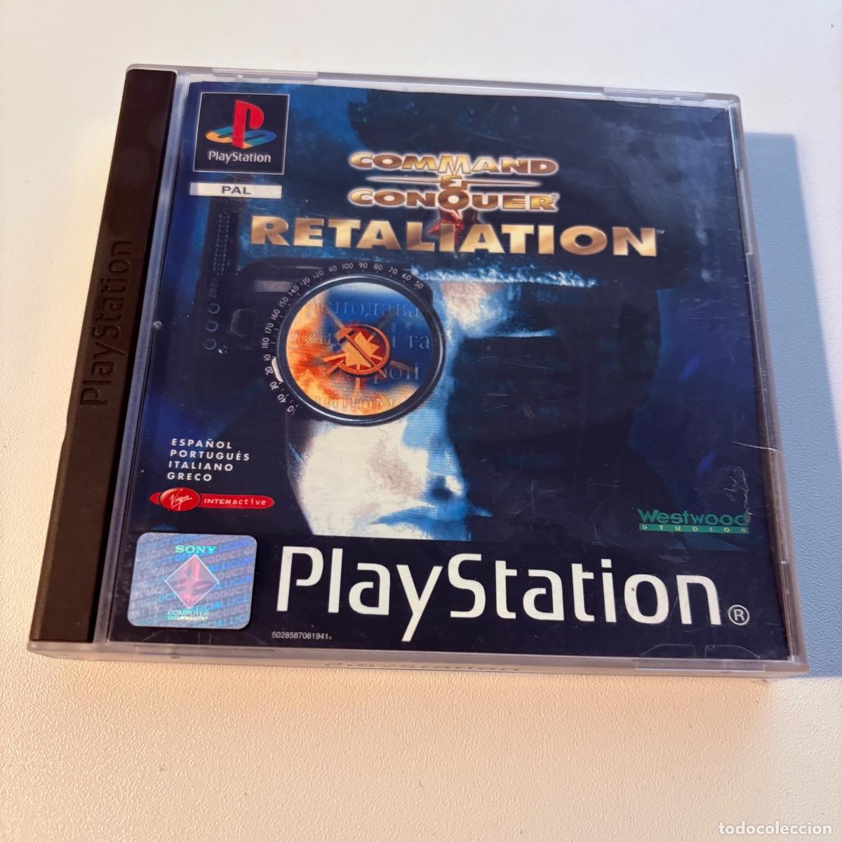 Videojuegos y consolas: caja del juego ps1 playstation 1 command & conquer retaliation