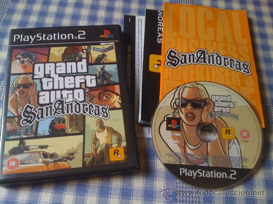 GTA San Andreas PS2 Play2 Playstation 2