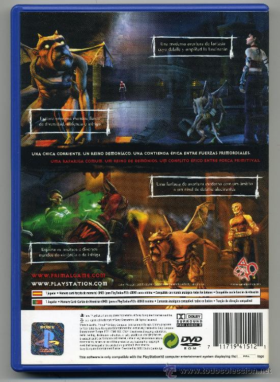 Videojuegos y consolas: PLAY STATION 2 -PRIMAL- CON MANUAL - - Foto 2