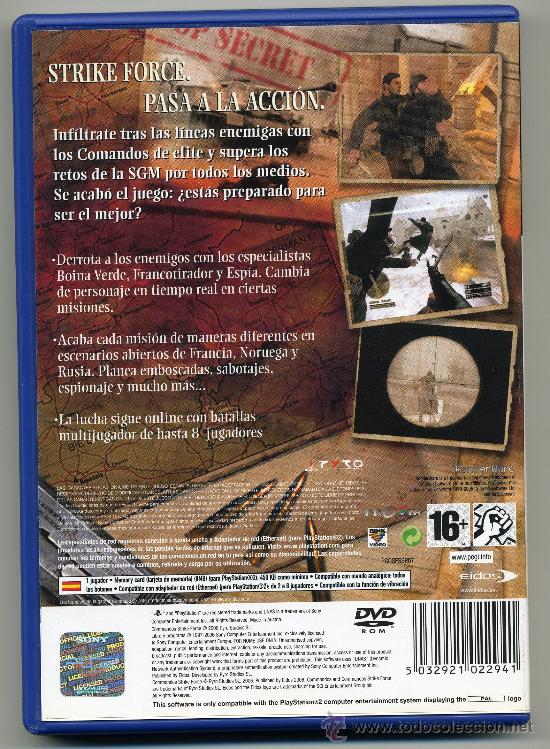 Videojuegos y consolas: PLAY STATION 2 -COMANDOS STRIKE FORCE- CON MANUAL - Foto 2
