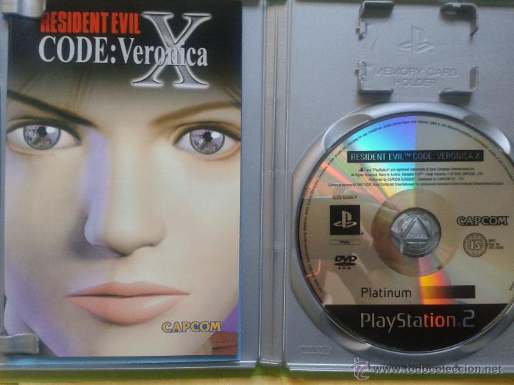 Videojuegos y consolas: RESIDENT EVIL X CODE: VERONICA (platinum) ** ps2 ** seminuevo - Foto 2