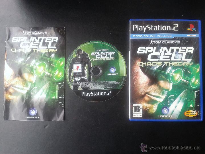 Videojuegos y consolas: ps2- TOM CLANCY`S SPLINTER CELL CHAOS THEORY PAL/ESP ****COMPLETO **** - Foto 1