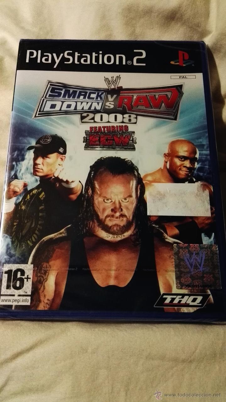 Videojuegos y consolas: Smack Down Vs Raw. 2008. Sin abrir - Foto 1