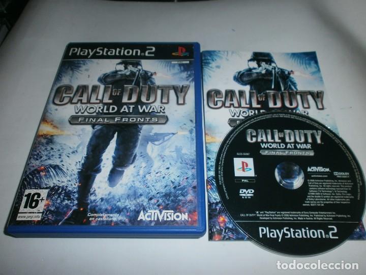 call of duty world at war final fronts ps 2