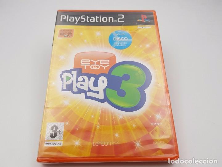 Videojuegos y Consolas: Juego EYE TOY PLAY 3 Espa&ntilde;a PRECINTADO Playstation PS2.Combino Env&iacute;o