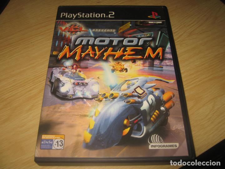 Videojuegos y consolas: MOTOR MAYHEM PS2 PAL ESPA&Ntilde;A COMPLETO , INFOGRAMES - Foto 1