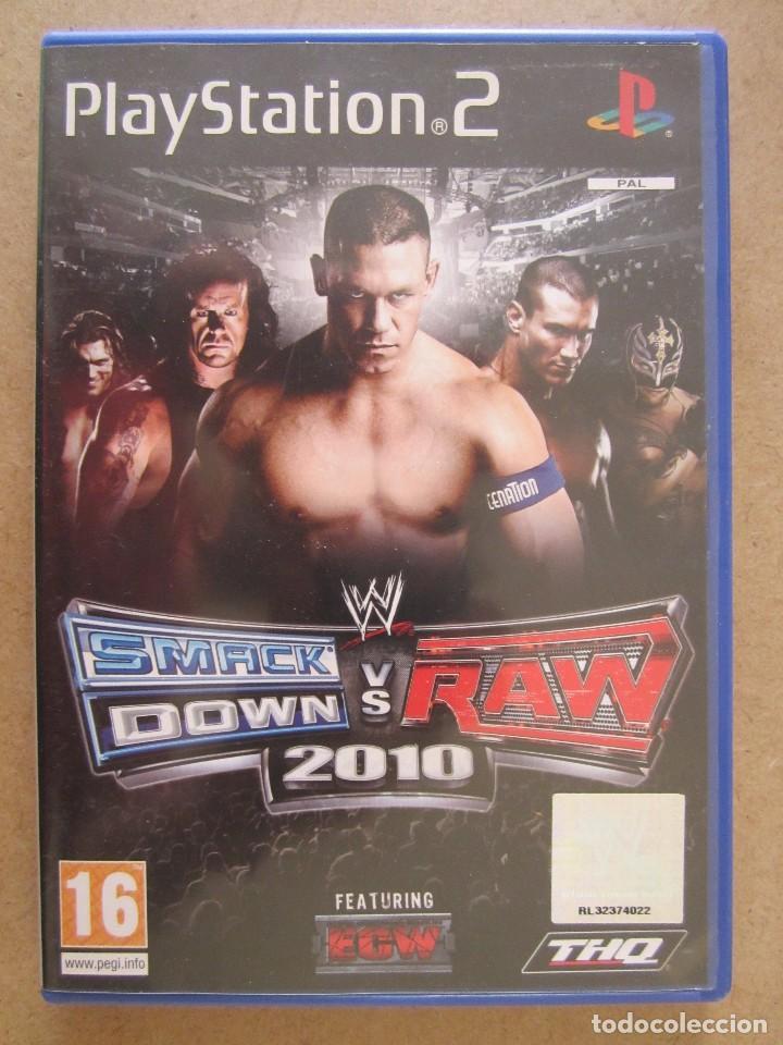 Videojuegos y consolas: JUEGO PS2 SMACK DOWN VS RAW 2010 - Foto 1
