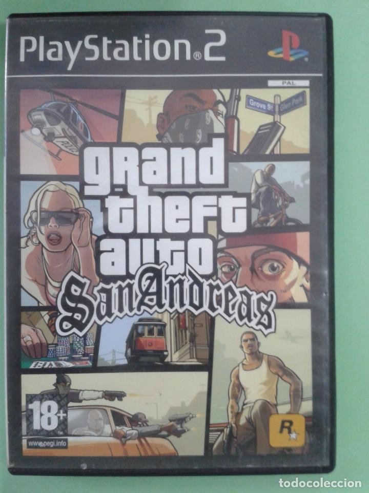 grand theft auto san andreas gta andrea ps2 pla - Comprar Videojogos e  Consolas PS2 no todocoleccion