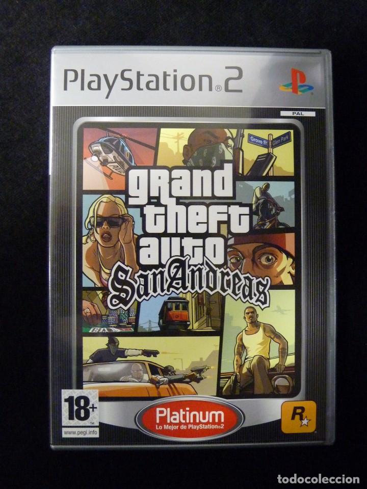 grand theft auto san andreas gta andrea ps2 pla - Comprar Videojogos e  Consolas PS2 no todocoleccion