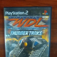 Videojuegos y Consolas: WDL - WORLD DESTRUCTION LEAGUE - THUNDER TANKS - SONY PLAYSTATION 2 - PS2 - PS3 - PAL - TANQUES. Lote 95957579