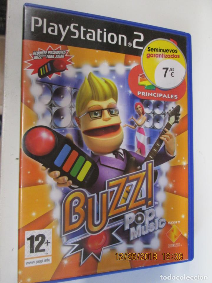 Videojuegos y consolas: BUZZI HOLLYWOOD - PLAYESTATION 2 - COMPLETO - Foto 1