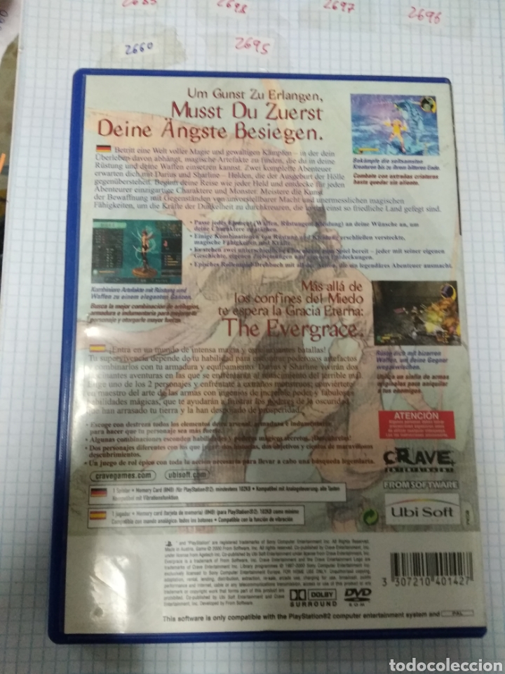 Videojuegos y consolas: EVER GRACE. PS2 BIEN CONSERVADO. - Foto 2
