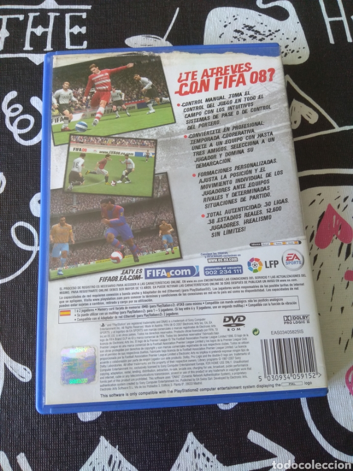 Videojuegos y consolas: Fifa 08. Playstation 2. Completo - Foto 3
