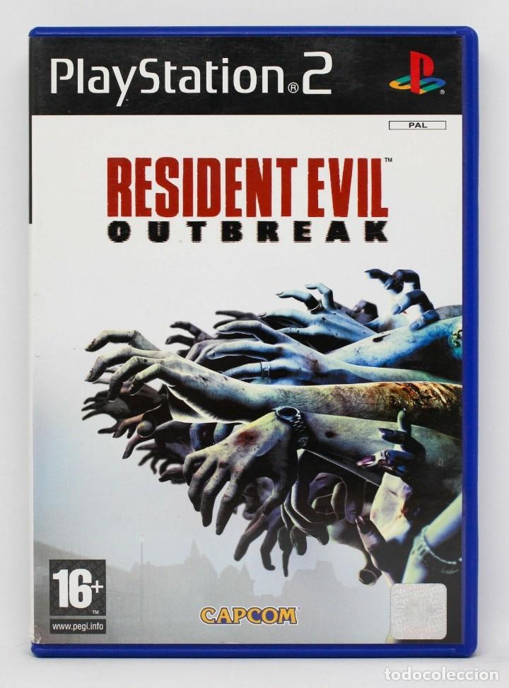 Videojuegos y consolas: RESIDENT EVIL OUTBREAK PS2 PAL - Foto 1