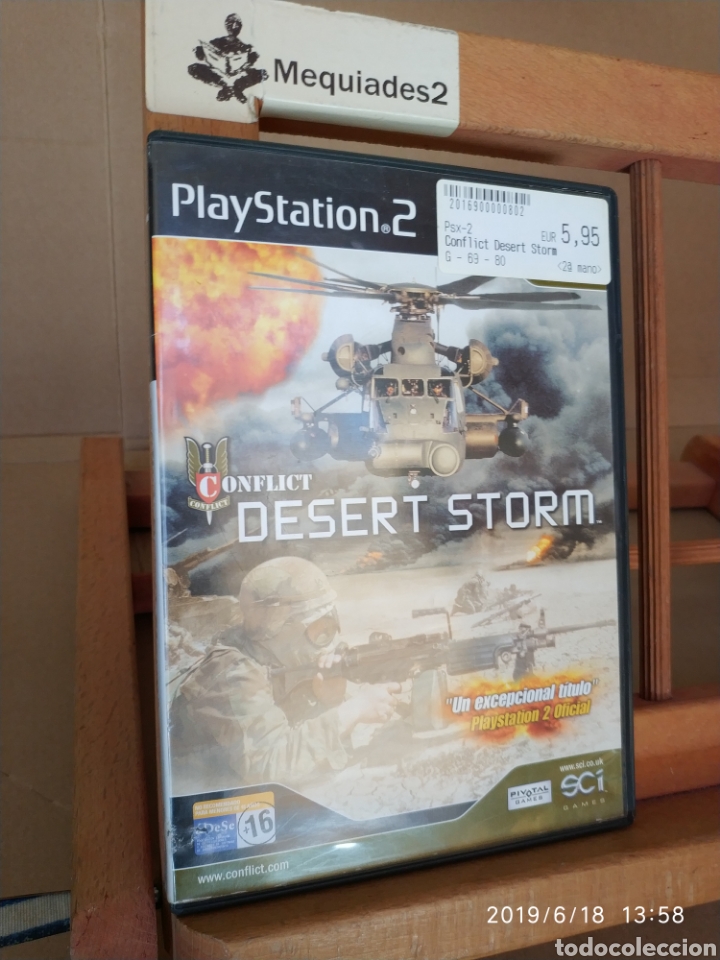 Videojuegos y consolas: DESERT STORM (PAL ESPA&Ntilde;A COMPLETO - Foto 1